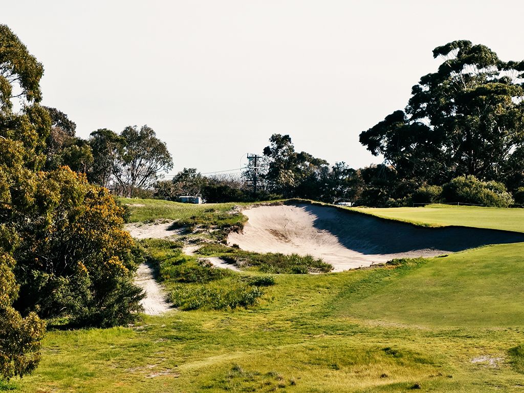 8th Hole at Royal Melbourne Golf Club (Composite) (312 Yard Par 4)